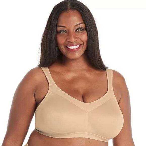 New with Open Package Playtex 18 Hour Active Comfort Bra Nude Size 36D - Picture 1 of 9